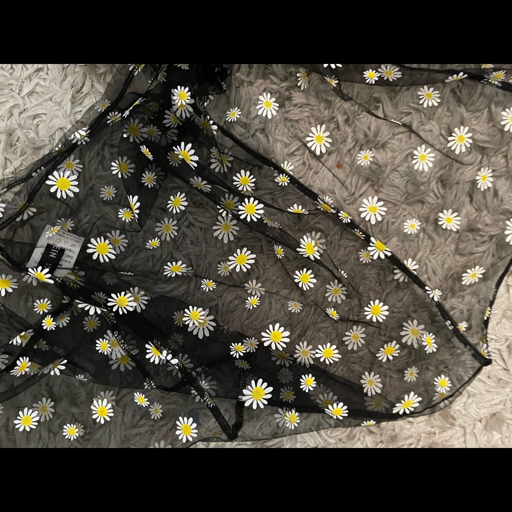 SHEIN sunflower cover up